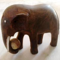 Wooden Elephant Statue