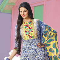 Pure Cotton Printed Designer Salwar Suits