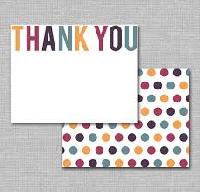 printable thank you card