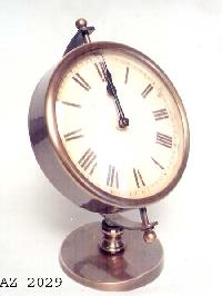 Brass Table Clock