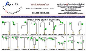 Bench Mounted Sink Taps For Laboratory