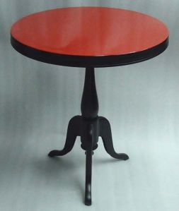 Enamel Top Metal Table