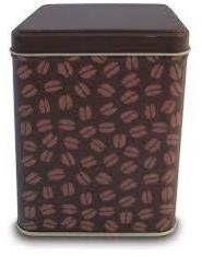 coffee tin box