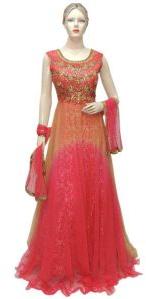 Exclusive Designer Shade Long Dress Gown