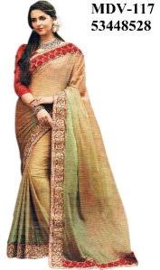 Fancy Exclusive Designer Chiffon Shaded Saree