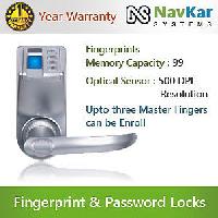 Biometric Door Entry Lock based on Fingerprint + Password + Mechanical