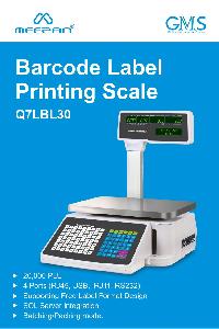 Barcode Lable printing scale