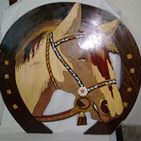 Wooden Horse Carving