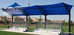 Cantilever Tensile Gazebo