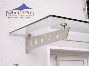 Entrance Glass Canopy Sun Shades