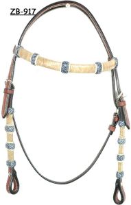 Zebra Braided Headstall