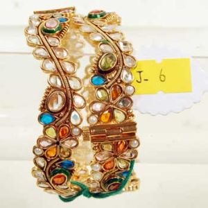 Fancy Gold Bangles J-6