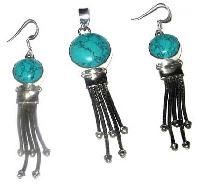 Sterling Silver Pendant Set-BMJ89