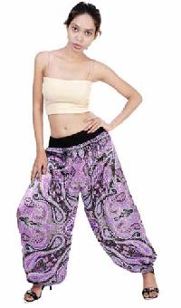 Satin Blend Polyester Trousers