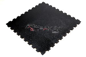 Rubber Gym Mats with Beveled Edges