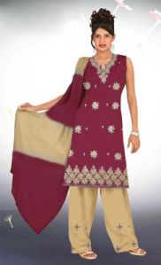 embroidered cotton salwar kameez