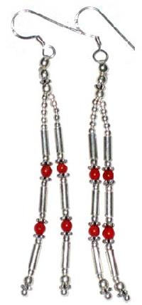 handmade beaded earrings