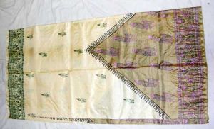 Dye Block Print Saree