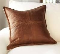 leather pillows