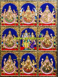 Ashtalakshmi Tanjore Paintings