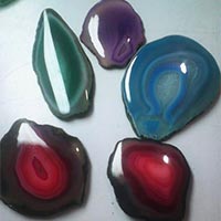 Mix Dyed Agate Plates