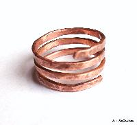 forged copper ring