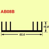 Aluminium Extruded Heat Sink