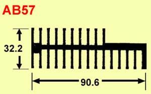 Aluminum Extruded Heat Sink