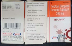 Teravir tablets (tenofovir disoproxil)