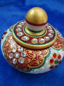 Marble Sindoor Box