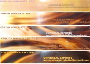 Ox horn plates