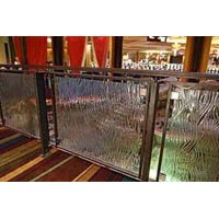 Iron Glass Railing Fabrication