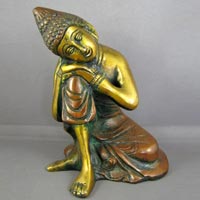 Bronze Statue Of Lord Buddha Sitting Pose