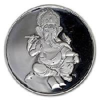 ganesh silver coins