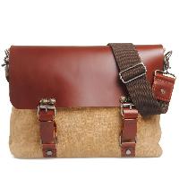 handmade cotton leather bags