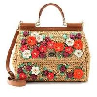 embroidered hand bags