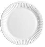 White Paper Plates