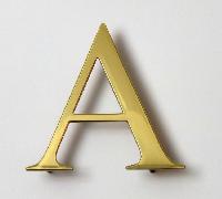 Name Plate Brass Letter