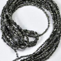 Natural Black Diamond Beads