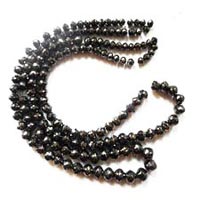 Black Moissanite Diamond Beads