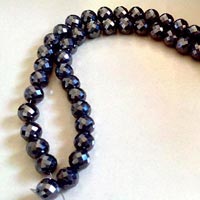 Black Moissanite Diamond Beads