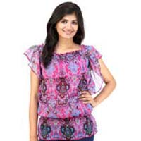 Chiffon Half Sleeve Top