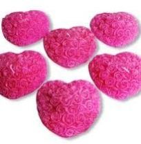 Heart Shaped Rose Candles