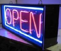 neon sign board