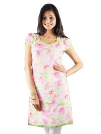 Pink Casual Kurti