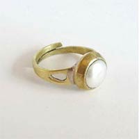 Certified Pearl Folding Ring