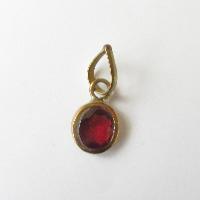 Hessonite Garnet Pendant