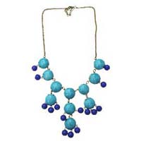 Blue Beads Necklace