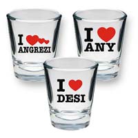 Desh Bidesh Shot Glass