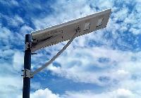 Solar integrated Street Light